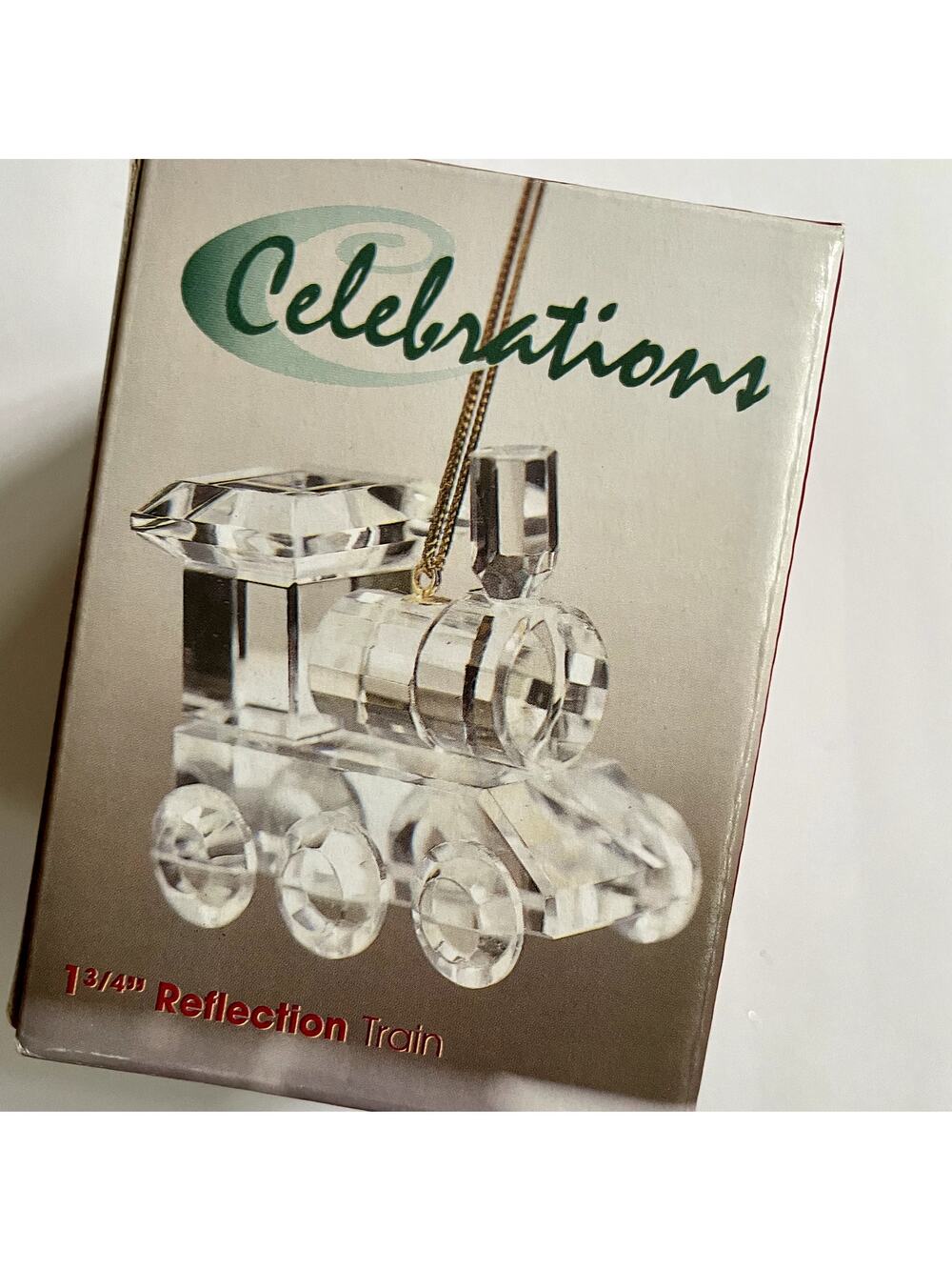 CELEBRATIONS 1 3/4" Reflections Glass Train